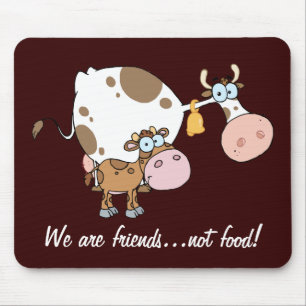 Friends Not Food Mousepad Muismat