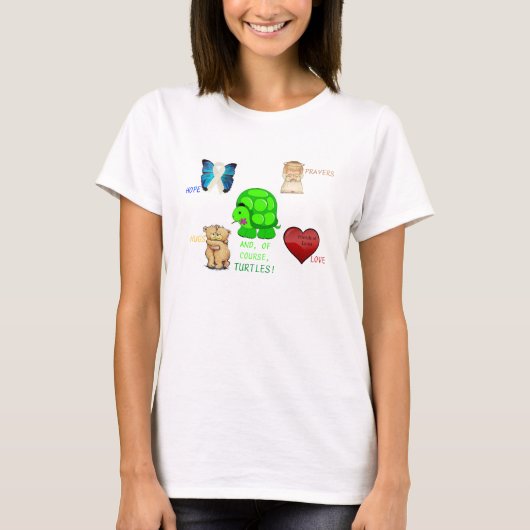 Friends of Laura en natuurlijk Turtles T-shirt (Voorkant)