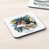 FRIENDS™ | Oude bok en rol Bier Onderzetter (Linkerzijde)