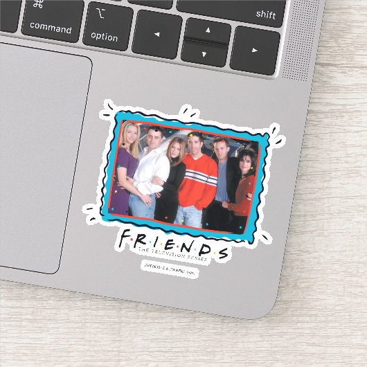 FRIENDS™ | Paren in straatkleding Sticker (Detail)
