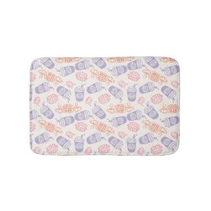 FRIENDS™ Pastel Central Perk-patroon Badmat