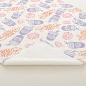 FRIENDS™ | Pastel Central Perk Patroon Sherpa Deken (3/4)