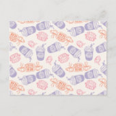 FRIENDS™ | Pastel Central Perk Pattern Briefkaart (Voorkant)