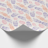 FRIENDS™ | Pastel Central Perk Pattern Cadeaupapier (Hoek)