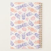FRIENDS™ | Pastel Central Perk Pattern Planner (Achterkant)