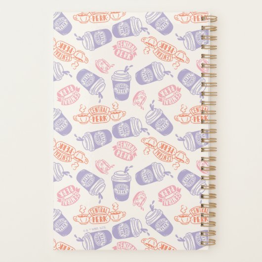 FRIENDS™ | Pastel Central Perk Pattern Planner (Achterkant)