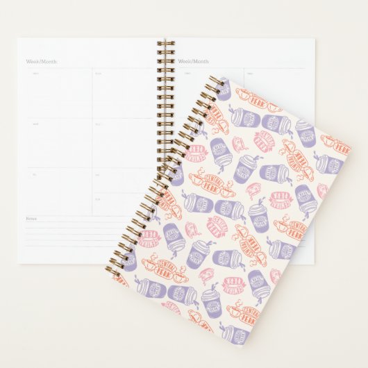 FRIENDS™ | Pastel Central Perk Pattern Planner (Display)