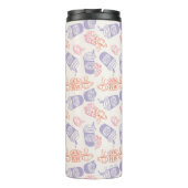 FRIENDS™ | Pastel Central Perk Pattern Thermosbeker (Achterkant)