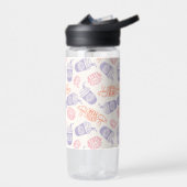 FRIENDS™ | Pastel Central Perk Pattern Waterfles (Links)