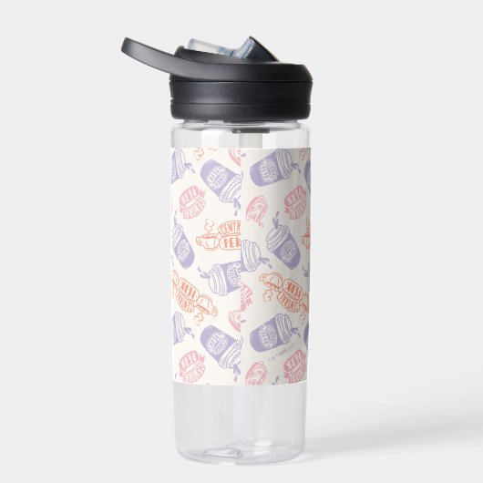 FRIENDS™ | Pastel Central Perk Pattern Waterfles (Rechts)