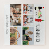 Friends Pho Ever Kawaii Photo Collage Custom Legpuzzel (Horizontaal)