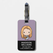 FRIENDS™ | Phoebe Chibi Bagagelabel (Achterkant verticaal)
