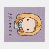 FRIENDS™ | Phoebe Chibi Fleece Deken (Voorkant (Horizontaal))