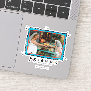 FRIENDS™   Phoebe en Monica in Weddenschappen Sticker