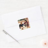 FRIENDS™ | Phoebe & Monica Harsen van Benen Vierkante Sticker (Envelop)