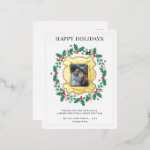 FRIENDS™ Photo Holiday Kerstmis Kaart (Voorkant / Achterkant)