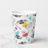 FRIENDS™ | Pictogrampatroon Papieren Bekers (Voorkant)