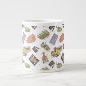 FRIENDS™ | Pictogrampatroon Polka Dot Extra Grote Beker (Voorkant)