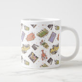 FRIENDS™ | Pictogrampatroon Polka Dot Extra Grote Beker (Rechts)
