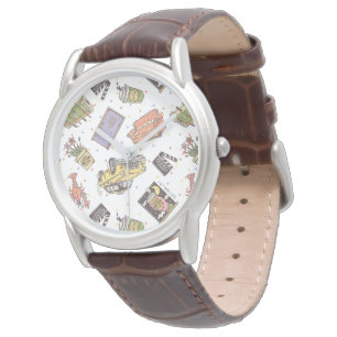 FRIENDS™ Pictogrampatroon Polka Dot Horloge