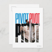 FRIENDS™ | PIVOT-quote Briefkaart (Voorkant / Achterkant)