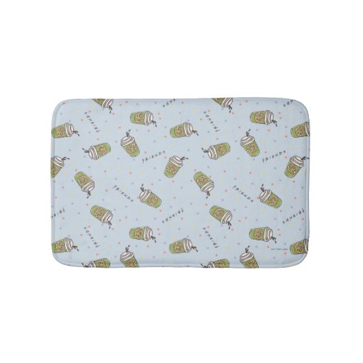 FRIENDS™ | Polka Dot Central Perk Pattern Badmat (Voorkant)