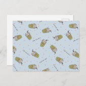 FRIENDS™ | Polka Dot Central Perk Pattern Briefkaart (Voorkant / Achterkant)