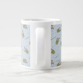 FRIENDS™ | Polka Dot Central Perk Pattern Extra Grote Beker (Achterkant)