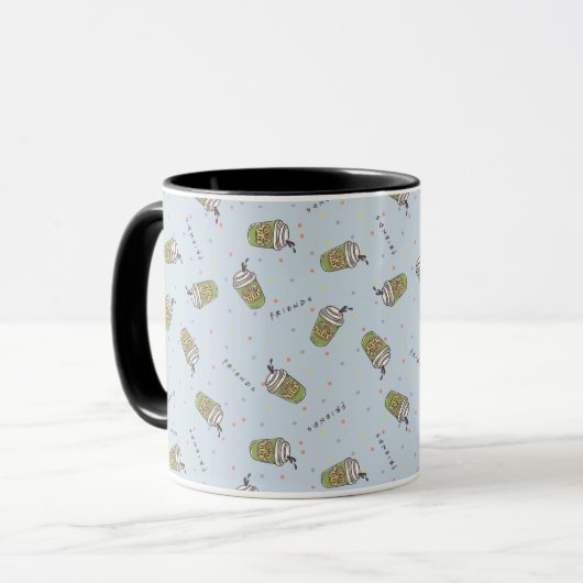 FRIENDS™ | Polka Dot Central Perk Pattern Mok (Voorkant links)