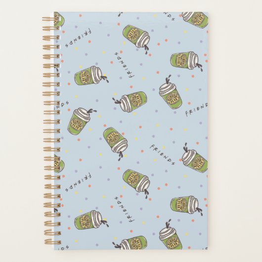 FRIENDS™ | Polka Dot Central Perk Pattern Planner (Voorkant)