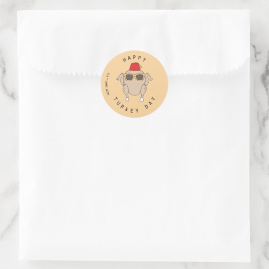 FRIENDS™ | Prettig Turksendagfeest Ronde Sticker (Tas)