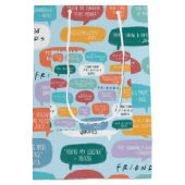 FRIENDS™ Quote Patroon Medium Cadeauzakje (Achterkant)