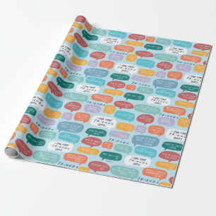 FRIENDS™ Quote Pattern Cadeaupapier
