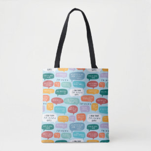 FRIENDS™ Quote Pattern Draagtas