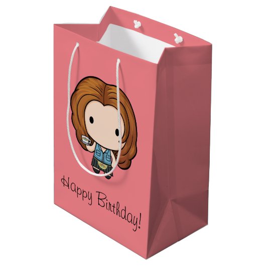 FRIENDS™ | Rachel Chibi Medium Cadeauzakje (Achterkant Gekanteld)