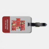 FRIENDS™ | Rachel, Monica & Phoebe Bagagelabel (Achterkant horizontaal)