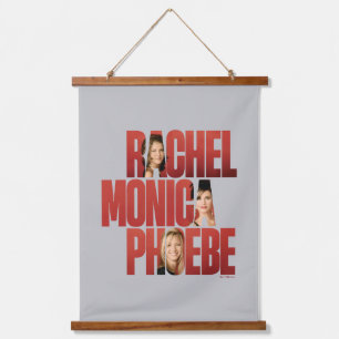 FRIENDS™   Rachel, Monica & Phoebe Hangend Wandkleed