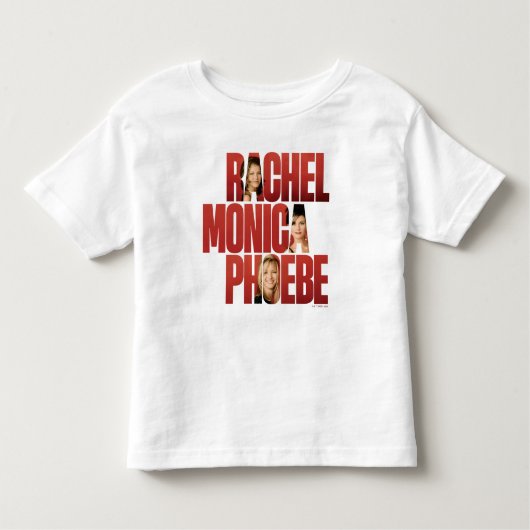 FRIENDS™ | Rachel, Monica & Phoebe Kinder Shirts (Voorkant)