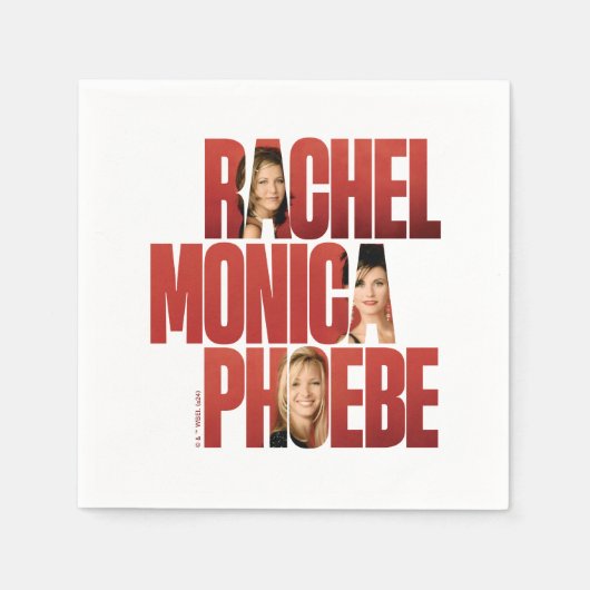 FRIENDS™ | Rachel, Monica & Phoebe Servet (Voorkant)