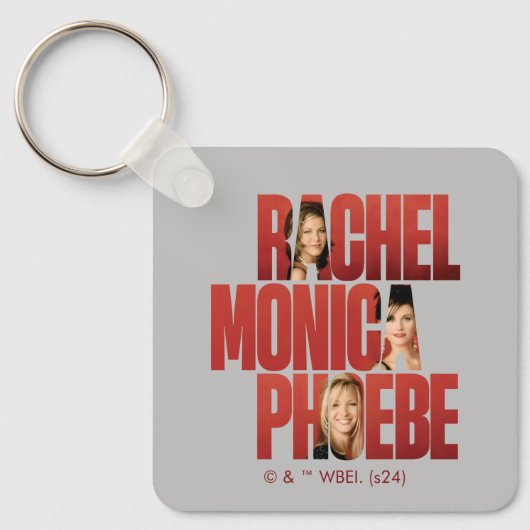 FRIENDS™ | Rachel, Monica & Phoebe Sleutelhanger (Voorkant)