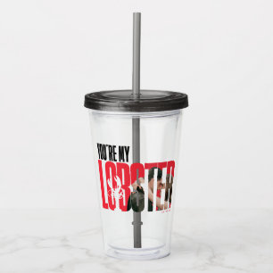 FRIENDS™ Rachel & Ross - Jij bent mijn kreeft Acryl Drinkbeker