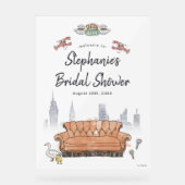 FRIENDS™ | Réception de mariage Central Perk Bienv (Recto)