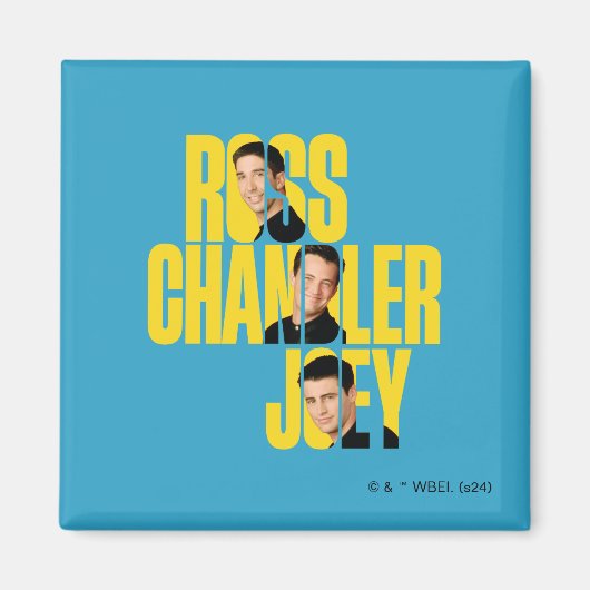 FRIENDS™ | Ross, Chandler en Joey Magneet (Voorkant)