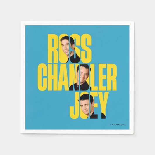 FRIENDS™ | Ross, Chandler en Joey Servet (Voorkant)