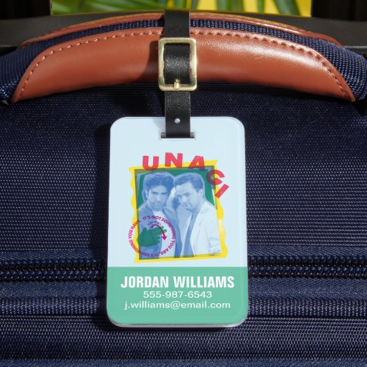 FRIENDS™ | Ross & Chandler - Unagi Bagagelabel (Voorkant Insitu 2)