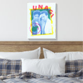 FRIENDS™ | Ross & Chandler - Unagi Canvas Afdruk (Insitu (Slaapkamer))