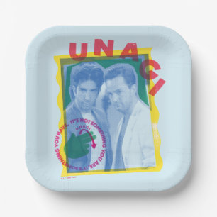 FRIENDS™   Ross & Chandler - Unagi Papieren Bordje