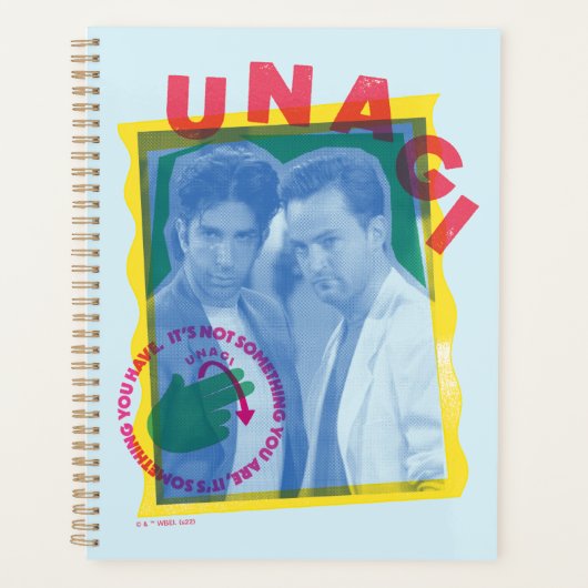 FRIENDS™ | Ross & Chandler - Unagi Planner (Voorkant)
