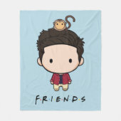 FRIENDS™ | Ross Chibi Fleece Deken (Voorkant)