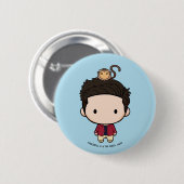 FRIENDS™ | Ross Chibi Ronde Button 5,7 Cm (Voorkant /achterkant)